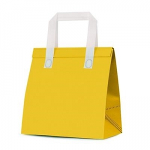 부직포 냉온 쇼핑백가방 노랑 보냉가방 런치백 | 보온보냉백 제작